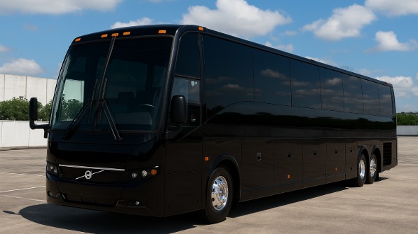 Exterior of Charter Bus Company Joliet's 40 Passenger Party Bus in Joliet