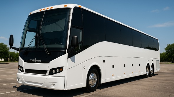 Exterior of Charter Bus Company Kalamazoo's 40 Passenger Party Bus in Kalamazoo