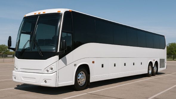 Exterior of Charter Bus Company South Bend's 45 Passenger Charter Bus in South Bend