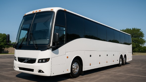 Exterior of Charter Bus Company South Bend's 47 Passenger Charter Bus in South Bend