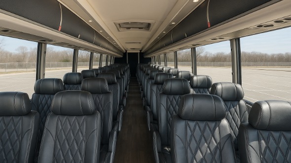 Interior of Charter Bus Company South Bend's 48 Passenger Charter Bus in South Bend