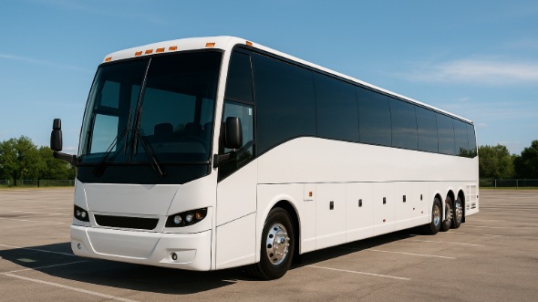 Exterior of Charter Bus Company Kalamazoo's 50 Passenger Party Bus in Kalamazoo